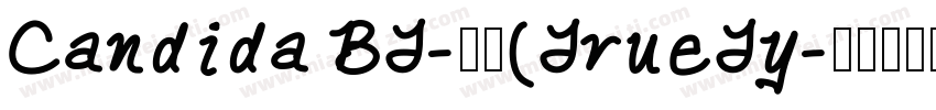 Candida BT-粗体(TrueTy字体转换